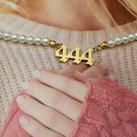Angel Number Necklace 444